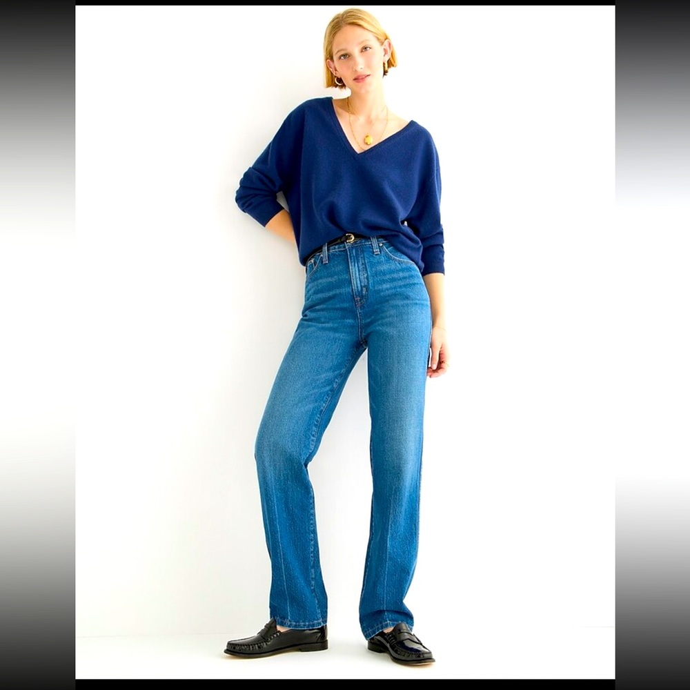 J.Crew Limited-edition Point Sur nipped straight jean in Rodeo wash